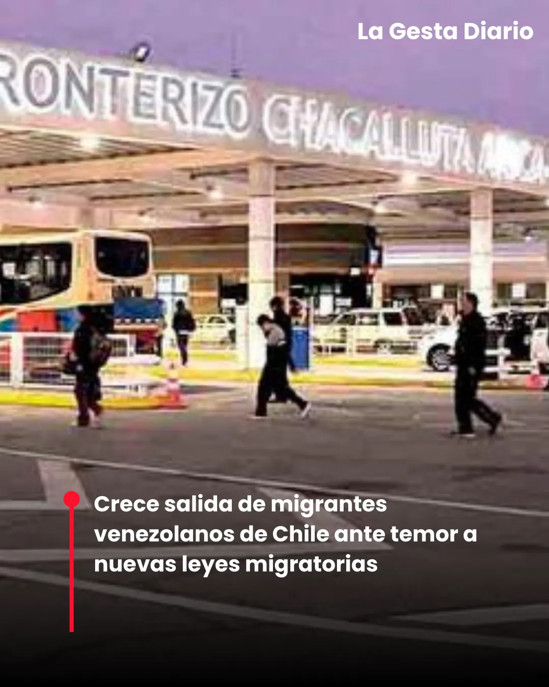 Crece salida de migrantes venezolanos de Chile ante temor a expulsiones