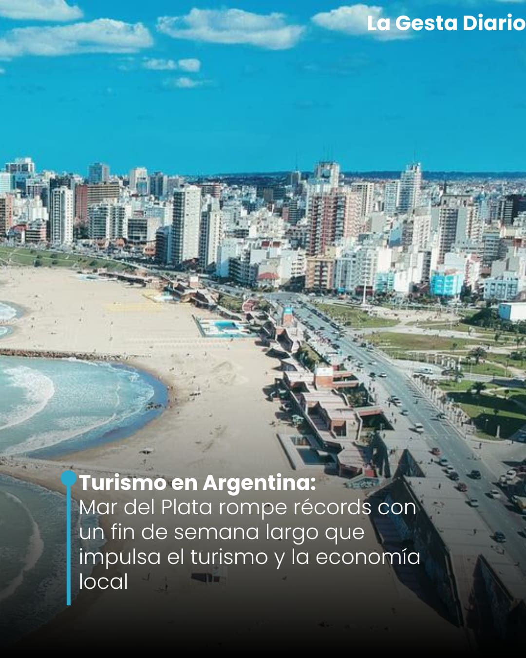 Mar del Plata rompe récords con un fin de semana largo que impulsa el turismo y la economía local
