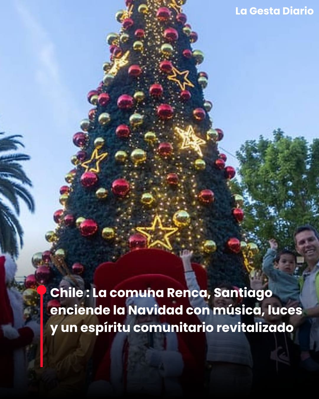 Chile : La comuna Renca, Santiago enciende la Navidad con música, luces y un espíritu comunitario revitalizado