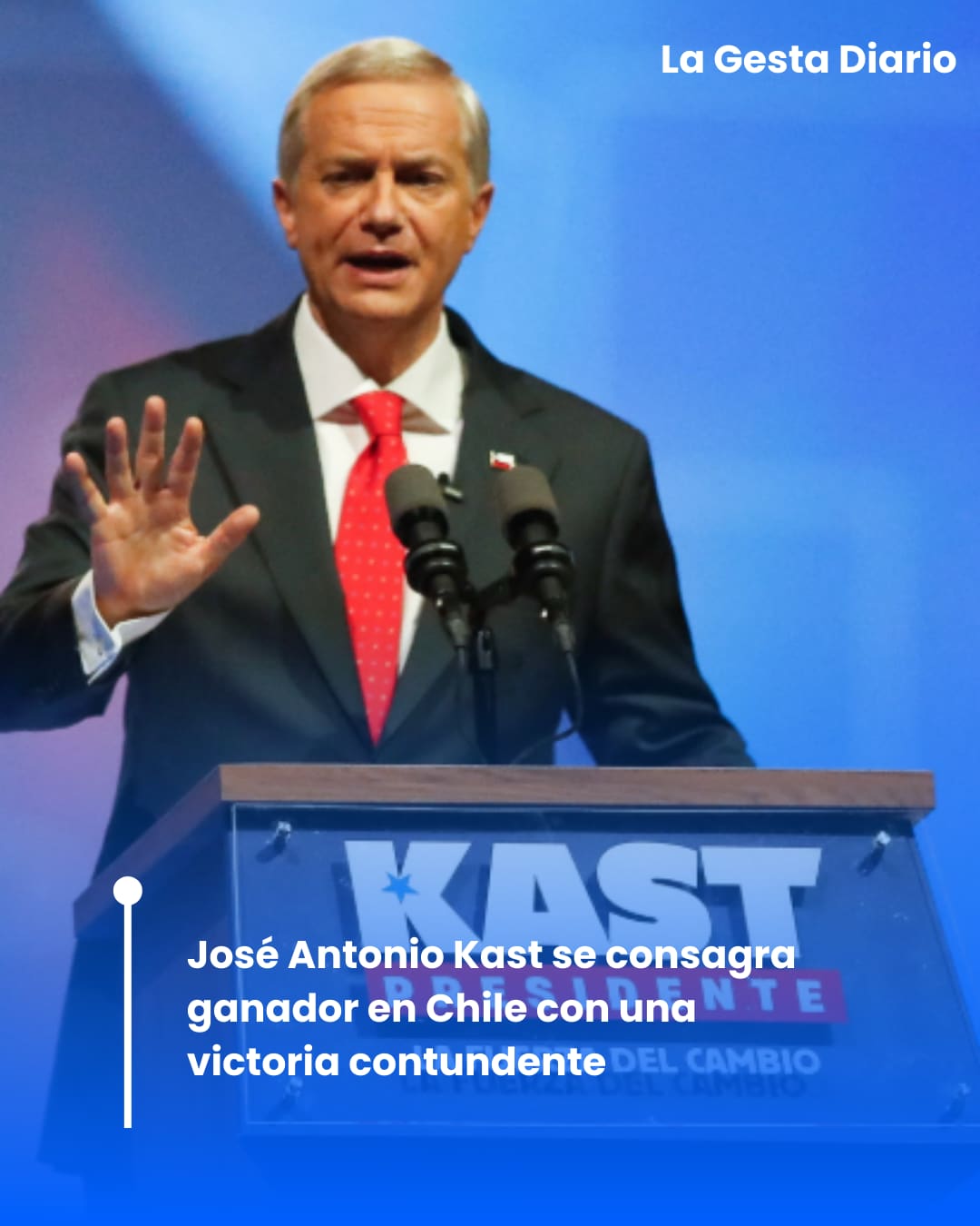 José Antonio Kast se consagra ganador en Chile con una victoria aplastante