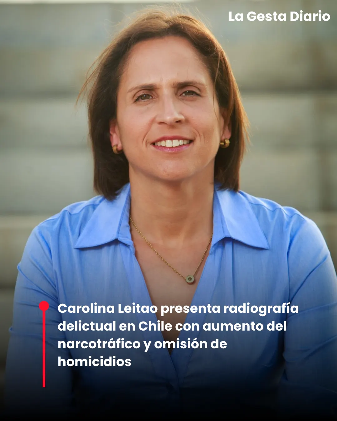 Carolina Leitao presenta radiografía delictual en Chile con aumento del narcotráfico y omisión de homicidios