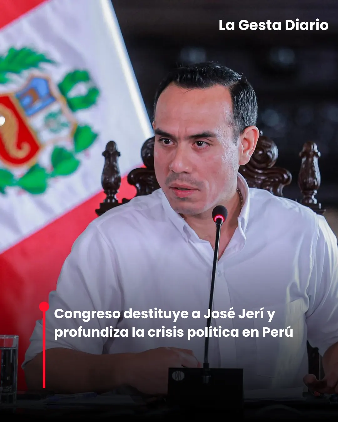 Congreso destituye a José Jerí y profundiza la crisis política en Perú