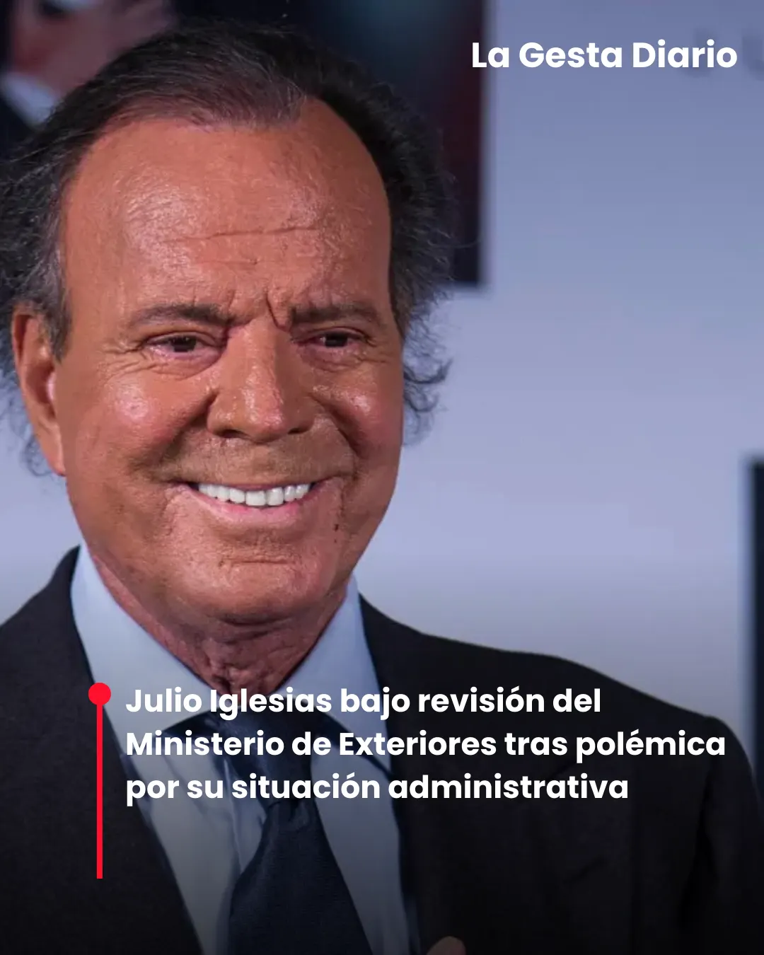 Julio Iglesias bajo revisión del Ministerio de Exteriores tras polémica por su situación administrativa