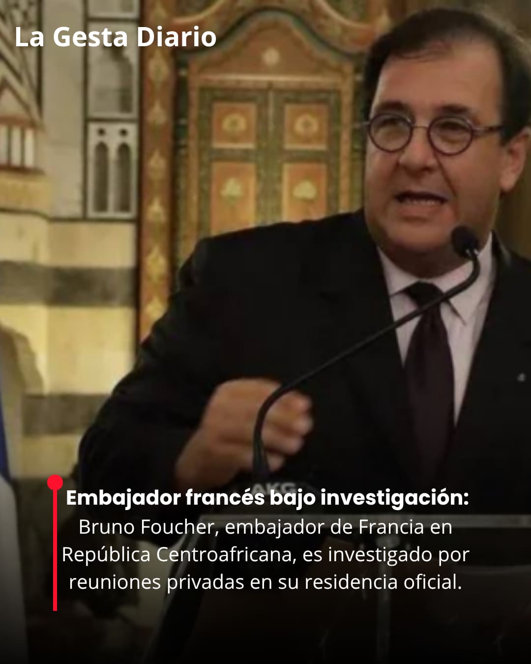 Francia investiga a su embajador en República Centroafricana por visitas de mujeres a su residencia oficial