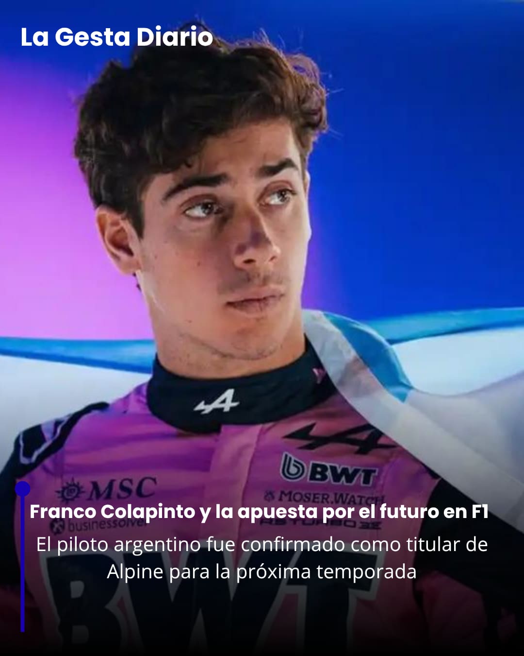Franco Colapinto y la apuesta por el futuro en F1