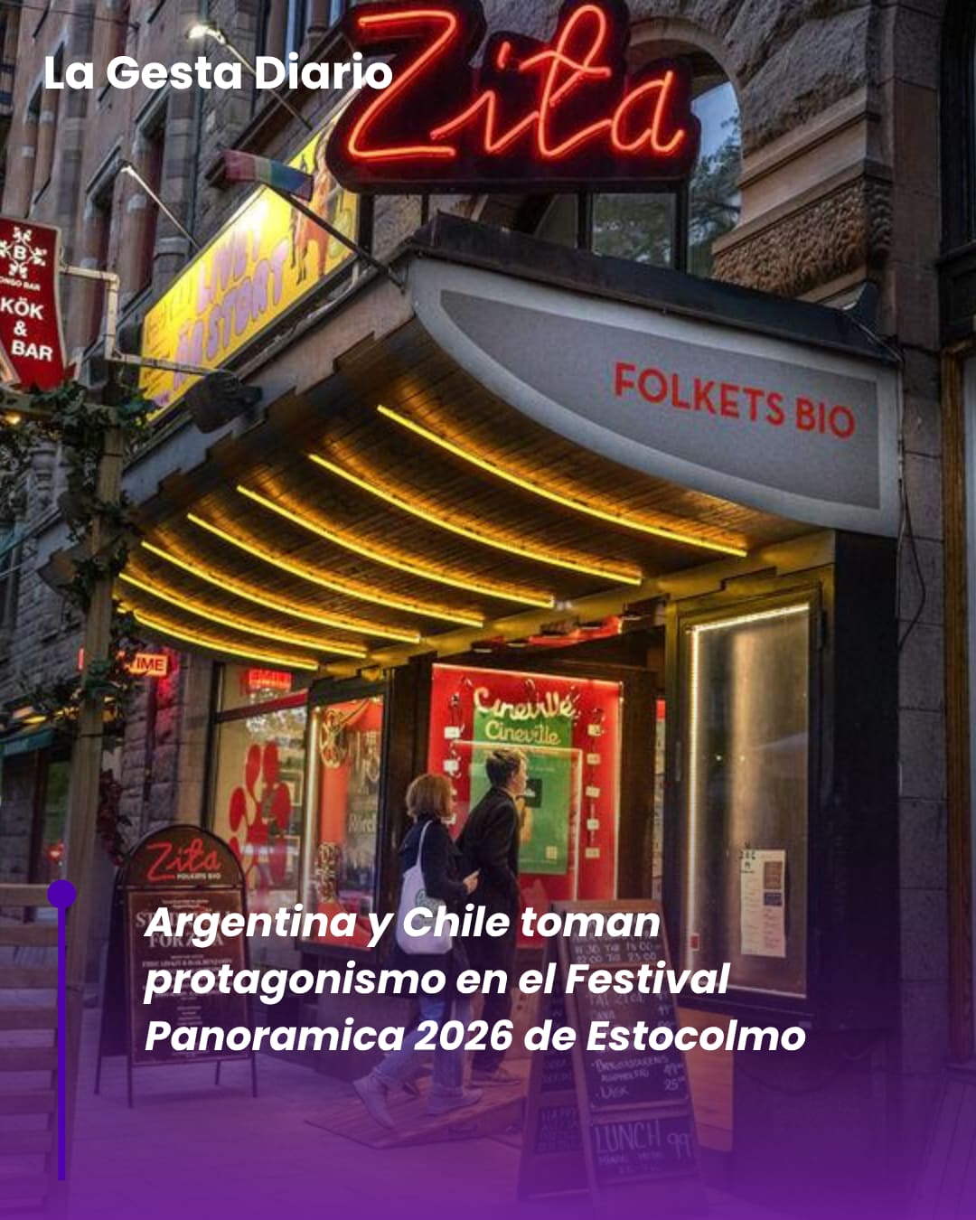 Argentina y Chile toman protagonismo en el Festival Panoramica 2026 de Estocolmo