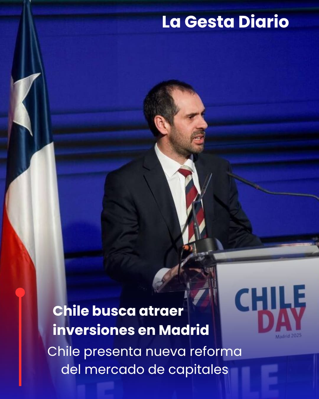 Chile busca atraer inversiones en Madrid y presenta nueva reforma del mercado de capitales