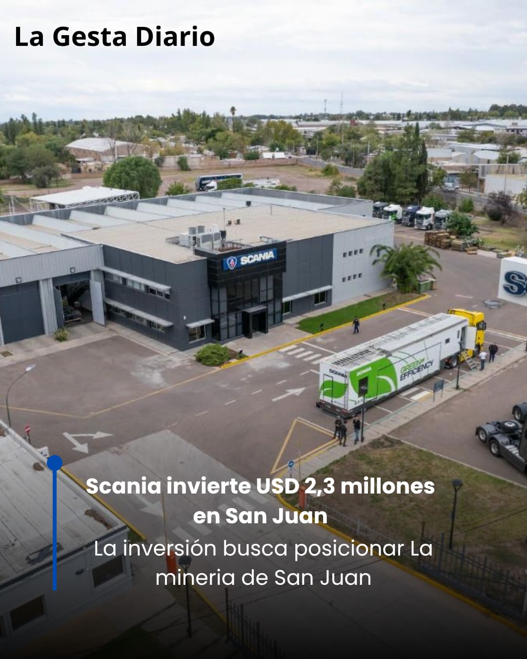Scania invierte USD 2,3 millones en San Juan